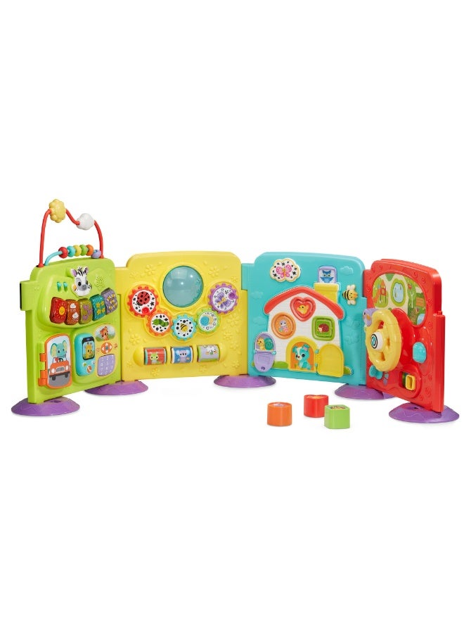 VTech Baby مركز أنشطة VTech Baby 4 في 1 - لعبة تعليمية تفاعلية مع موسيقى، أضواء، عجلة قيادة ومصنف أشكال للأطفال من 3 أشهر فما فوق - Image 2